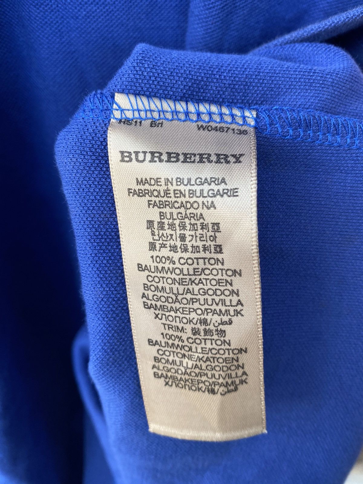 Burberry × Burberry Prorsum × Designer Burberry Brit Polo T-Shirt Size US XL / EU 56 / 4 - 7 Thumbnail