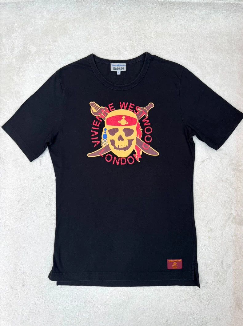 Vivienne Westwood Vivienne Westwood Skull Pirate T-shirt Size L / US 10 / IT 46 - 2 Thumbnail