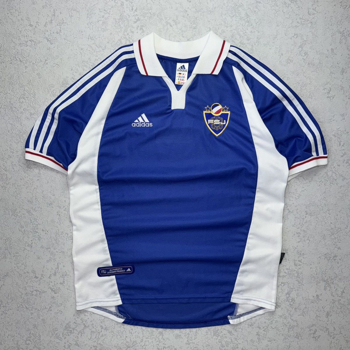 Adidas Adidas Yugoslavia 2000/01 Home Football Soccer Jersey Size M Size US M / EU 48-50 / 2 - 1 Thumbnail