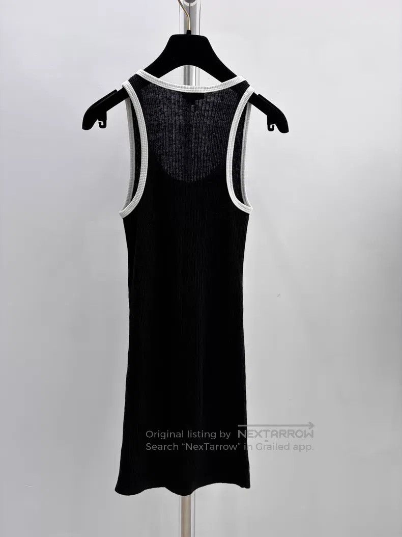 Chanel Chanel Black knitted double c versatile dress Size XS / US 0-2 / IT 36-38 - 2 Thumbnail