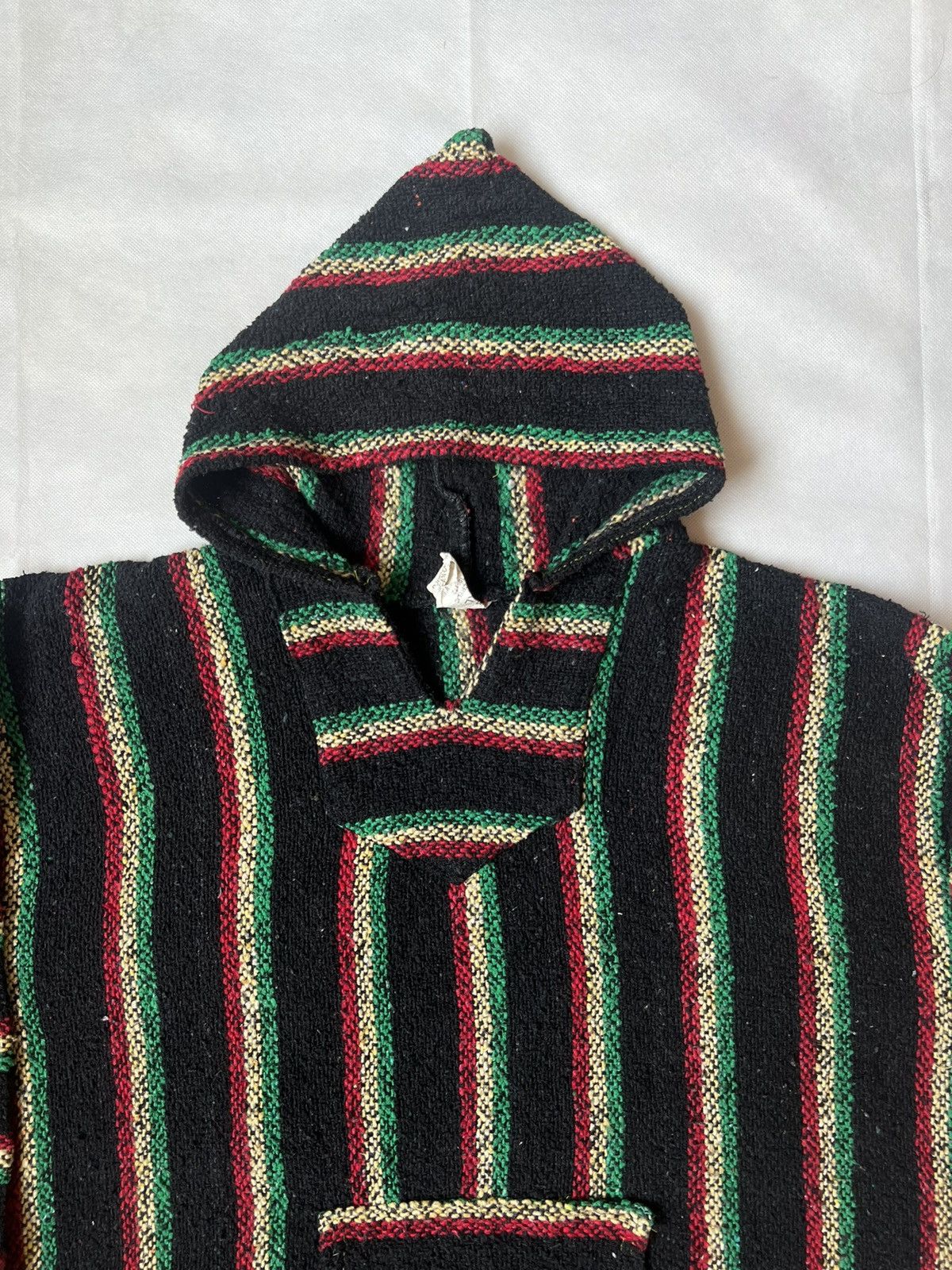 Mexican Threads Rare Sunspecs Rasta Mexican Baja Knit Hoodie Pullover Size US XL / EU 56 / 4 - 5 Thumbnail