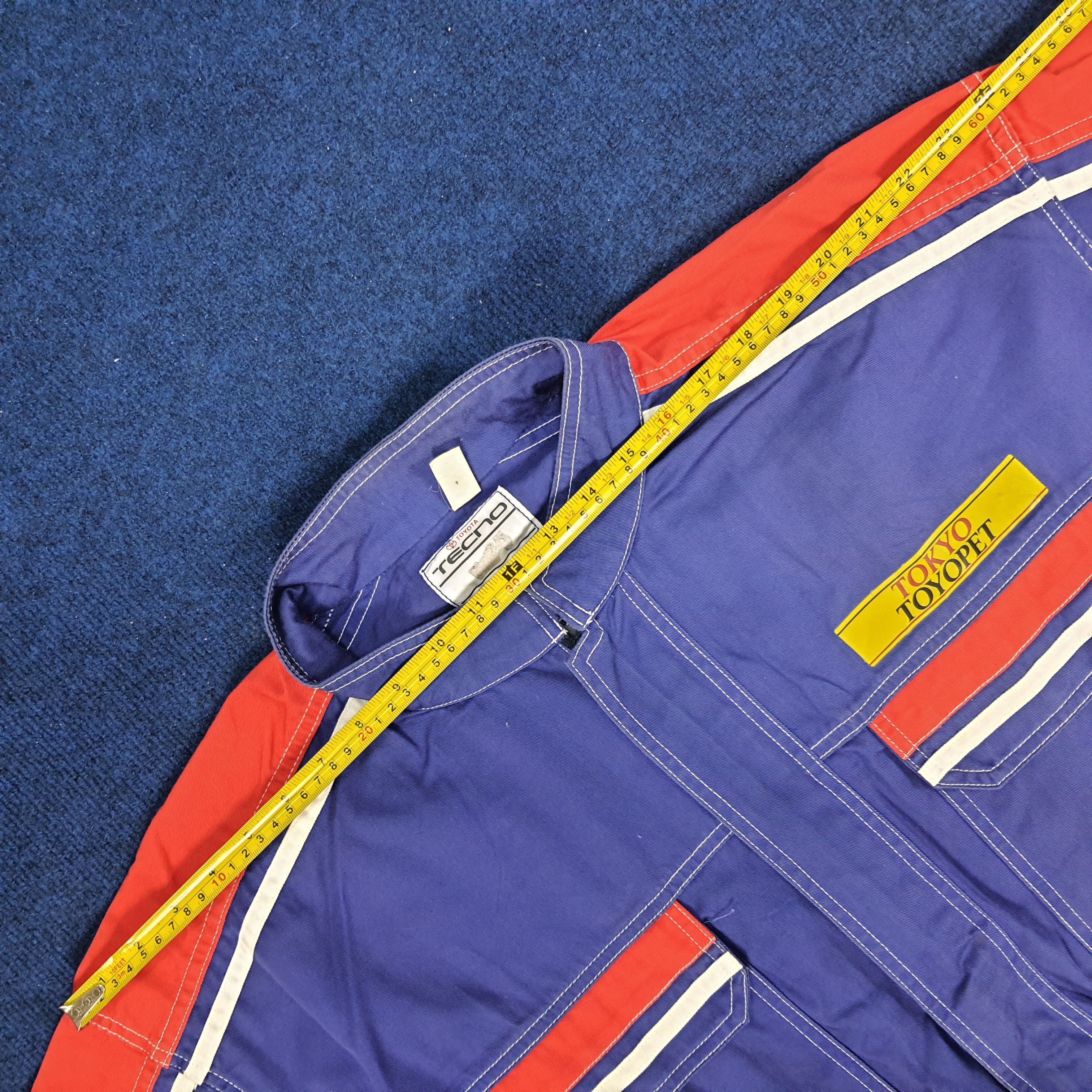 Japanese Brand × Vintage Vintage Toyota Tecno Japan Motorsports Coverall Size US XXL / EU 58 / 5 - 12 Thumbnail