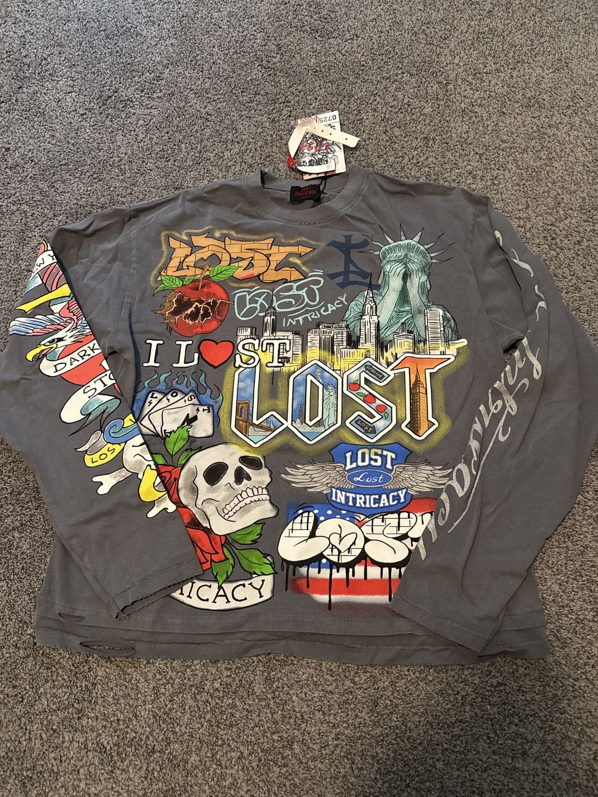 LOST INTRICACY ⛽️Lost Intricacy size small long sleeve tee - extremely dope🔥 Size US S / EU 44-46 / 1 - 1 Thumbnail