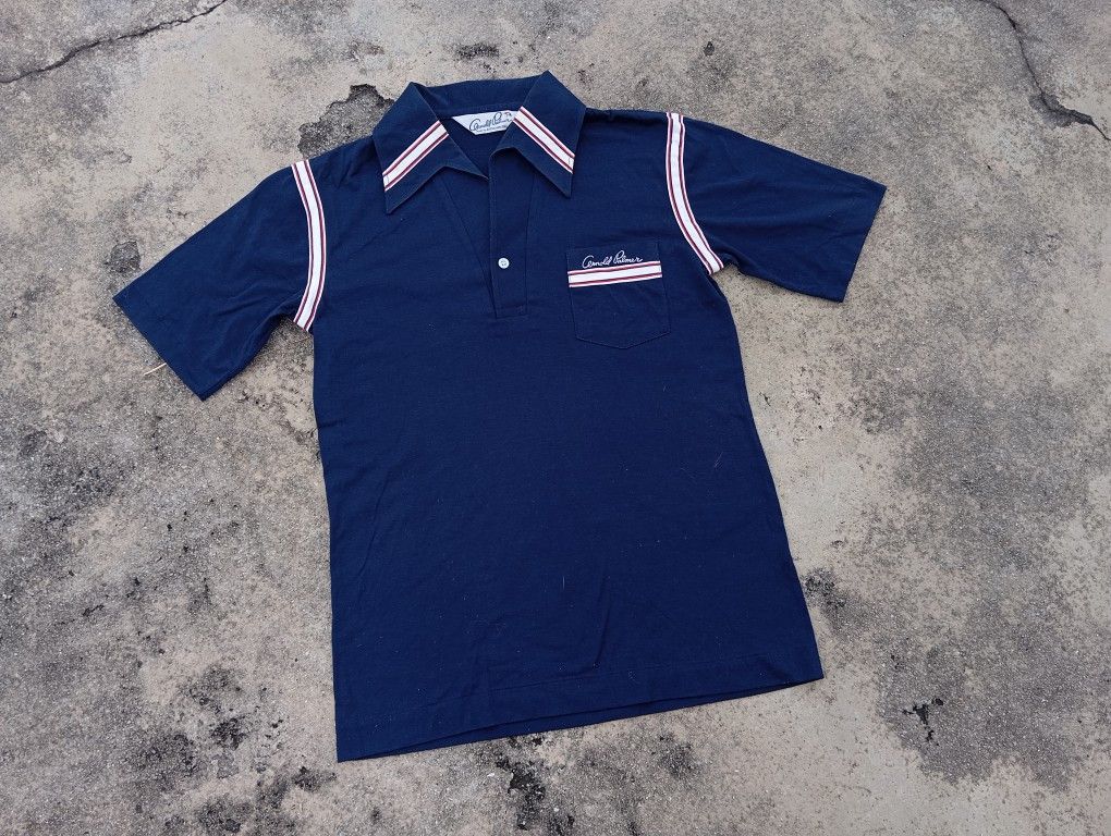 Vintage VTG Arnold Palmer 🏖️ Bowling style shirt 🎳 Size US S / EU 44-46 / 1 - 2 Thumbnail