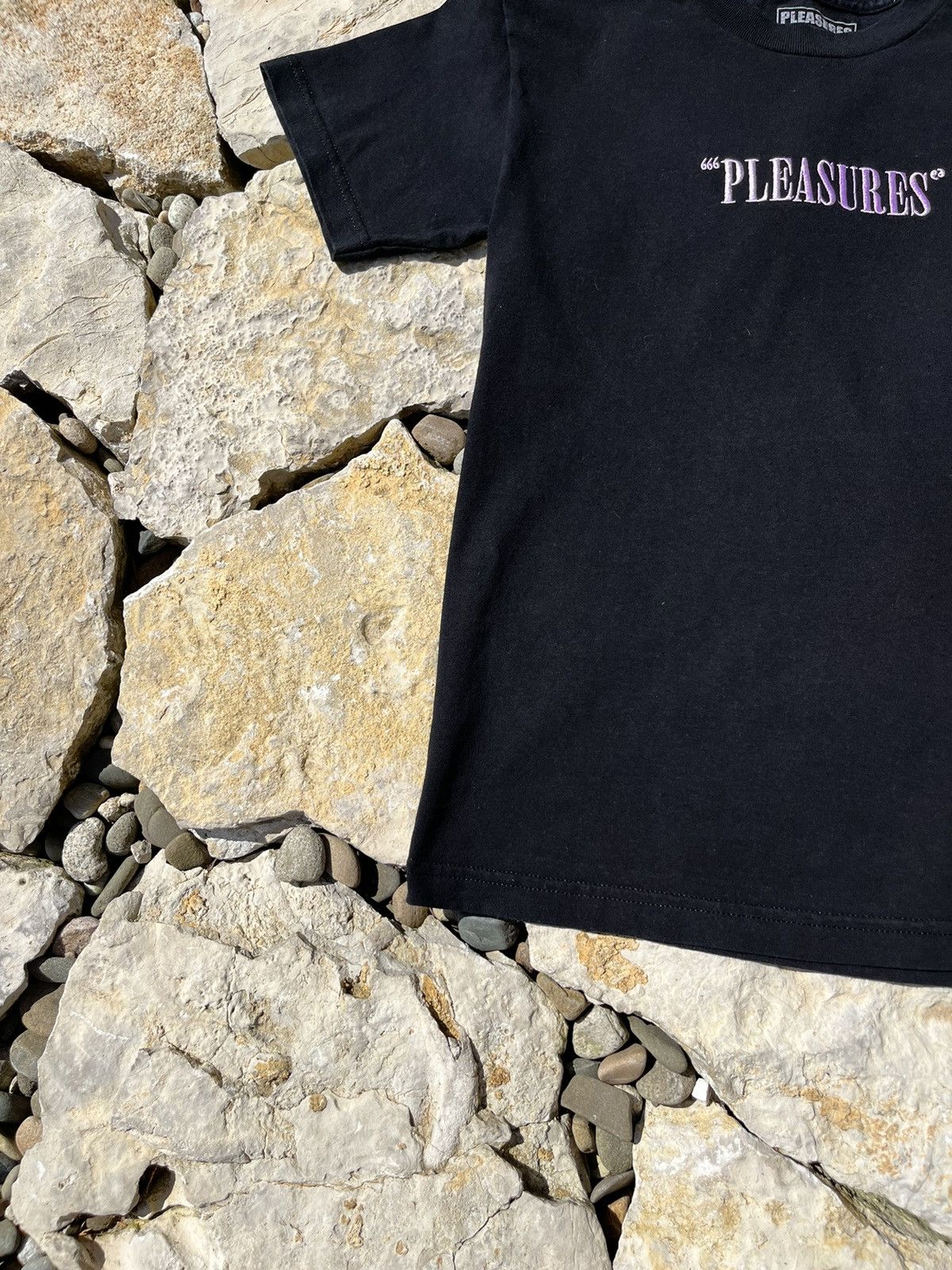 Pleasures Pleasures “Mark of the Beast” 666 embroidered core logo tee Size US S / EU 44-46 / 1 - 7 Thumbnail