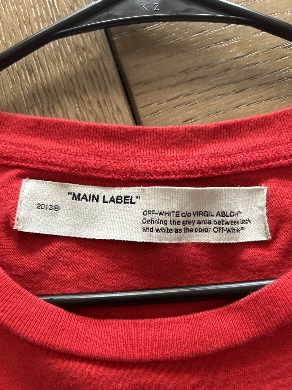 Off-White Off white red and grey Size US XL / EU 56 / 4 - 5 Thumbnail