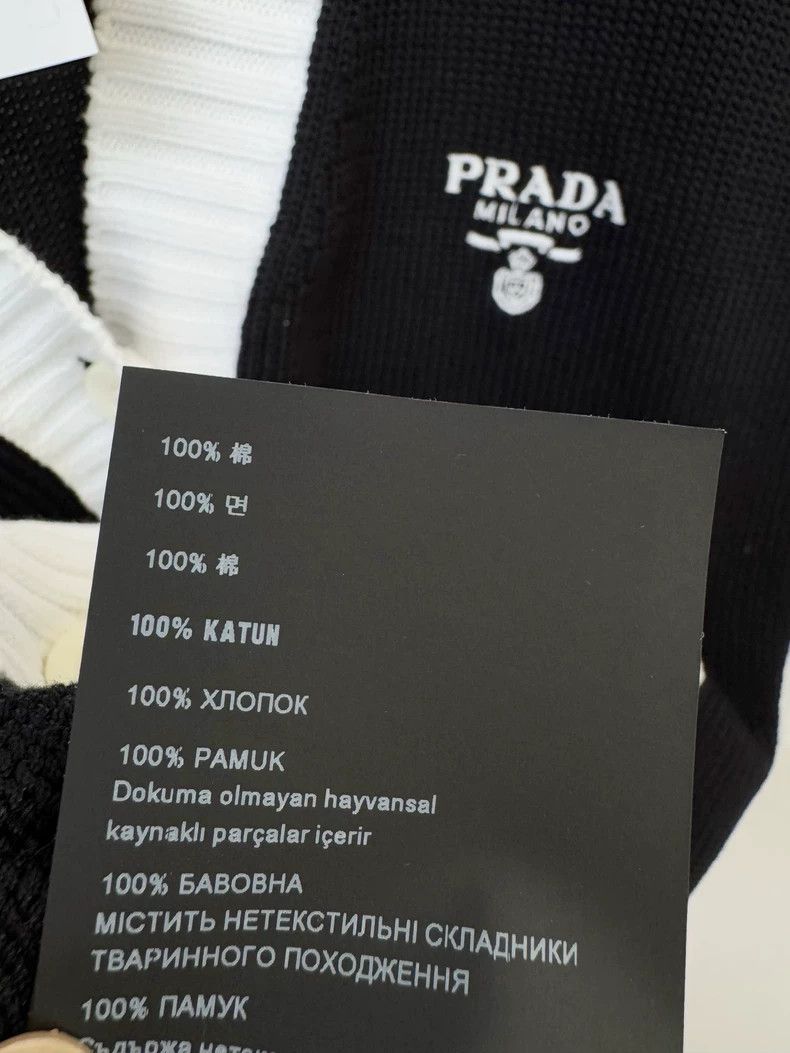 Prada Prada Classic black and white cardigan jacket 2502-Nextarro Size US XXS / EU 40 - 6 Thumbnail