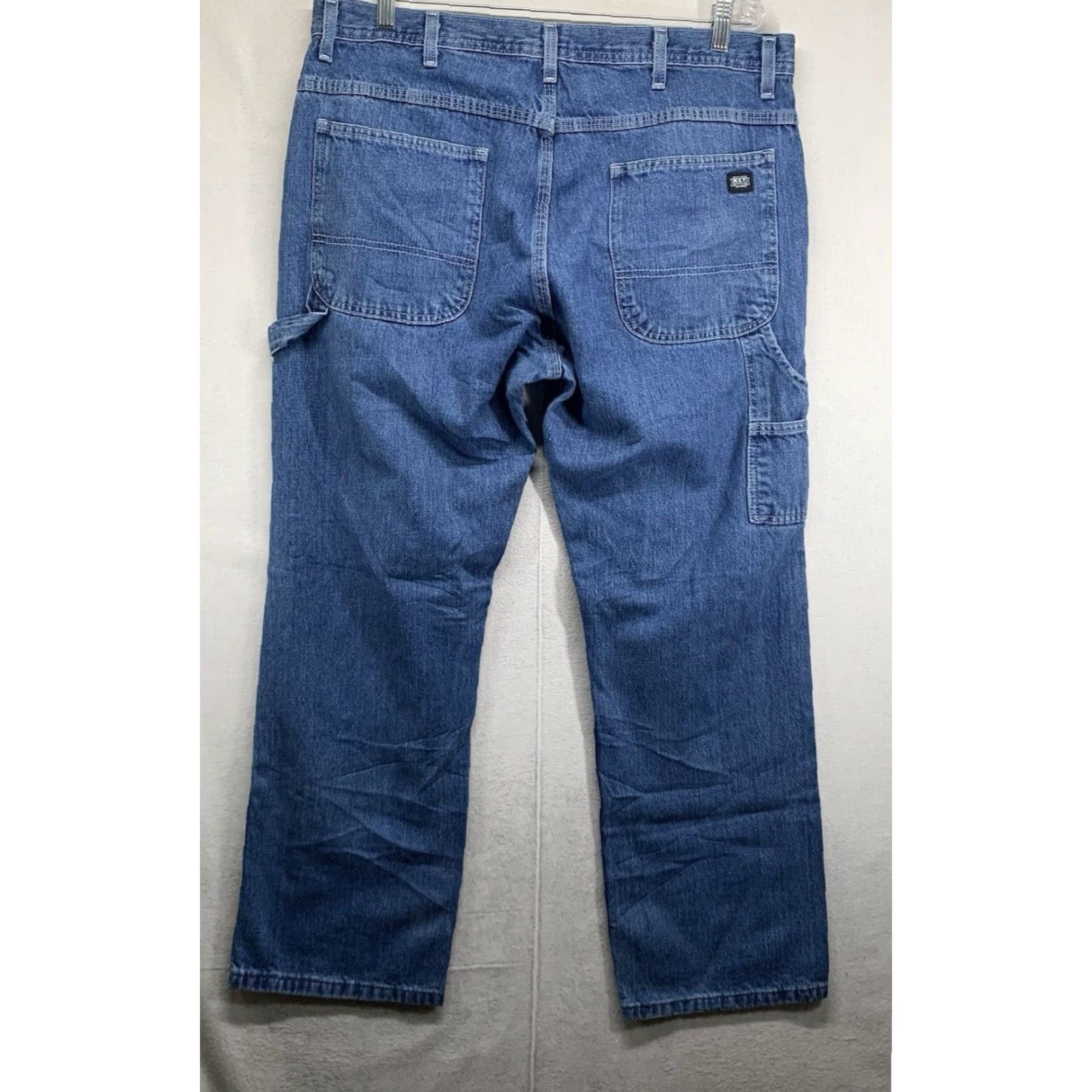 Vintage VINTAGE Key Denim Jeans Men 38x30 Blue 90s Grunge High-Rise Straight Classic Size US 38 / EU 54 - 2 Thumbnail