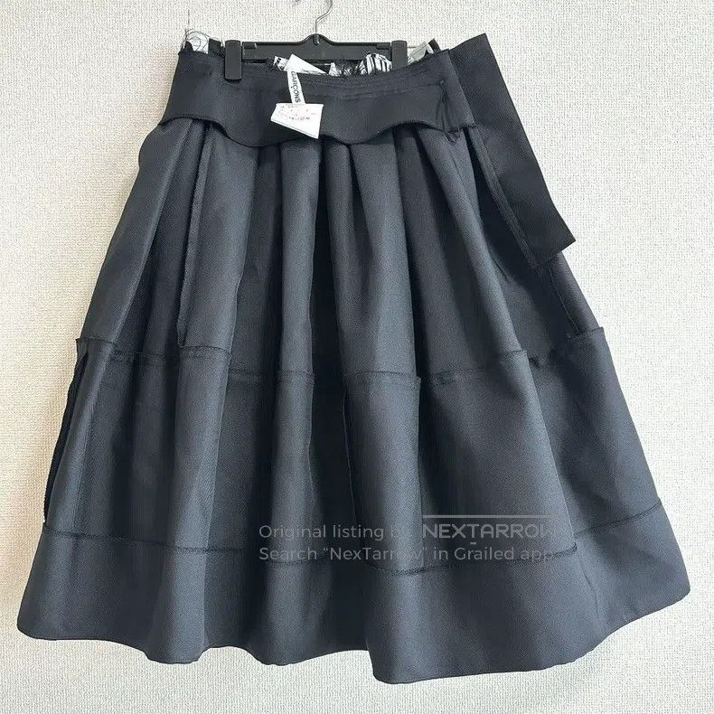 Comme des Garcons Comme Des Garcons size S Black and White Printed Puff Dres Size 23" - 3 Thumbnail