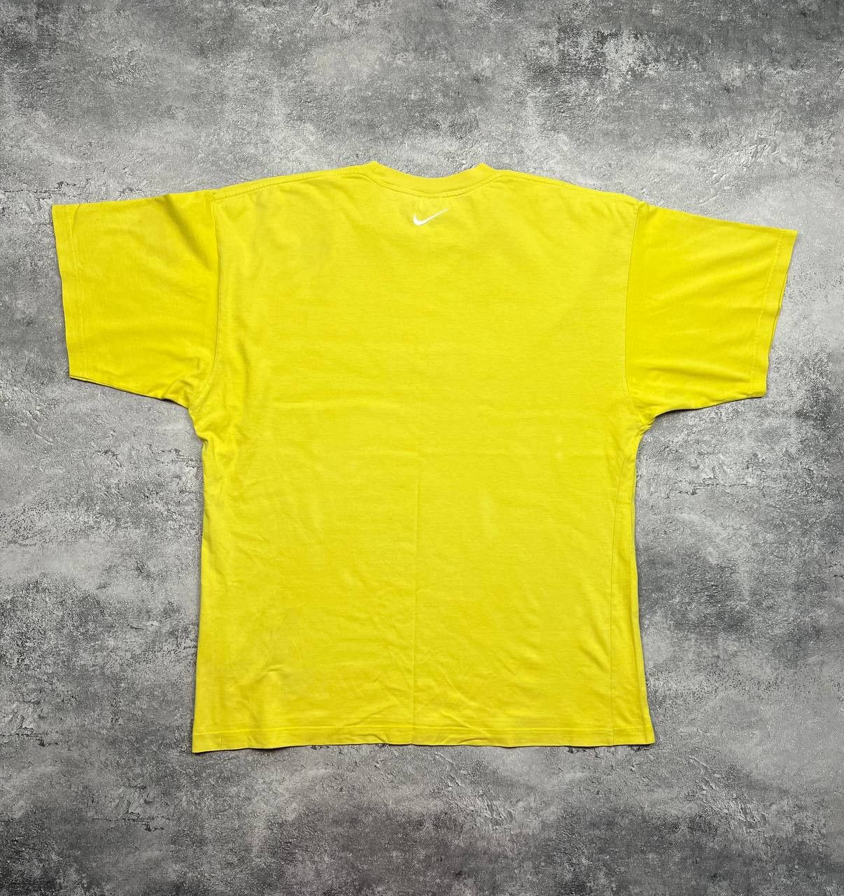 Nike Vintage 90s Nike Big Central Logo Swoosh T-shirt y2k Size US XL / EU 56 / 4 - 4 Thumbnail