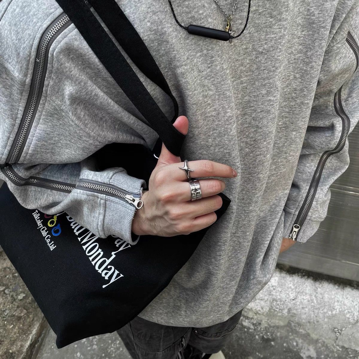 Japanese Brand × Vintage Retro punk rings Size ONE SIZE - 2 Thumbnail