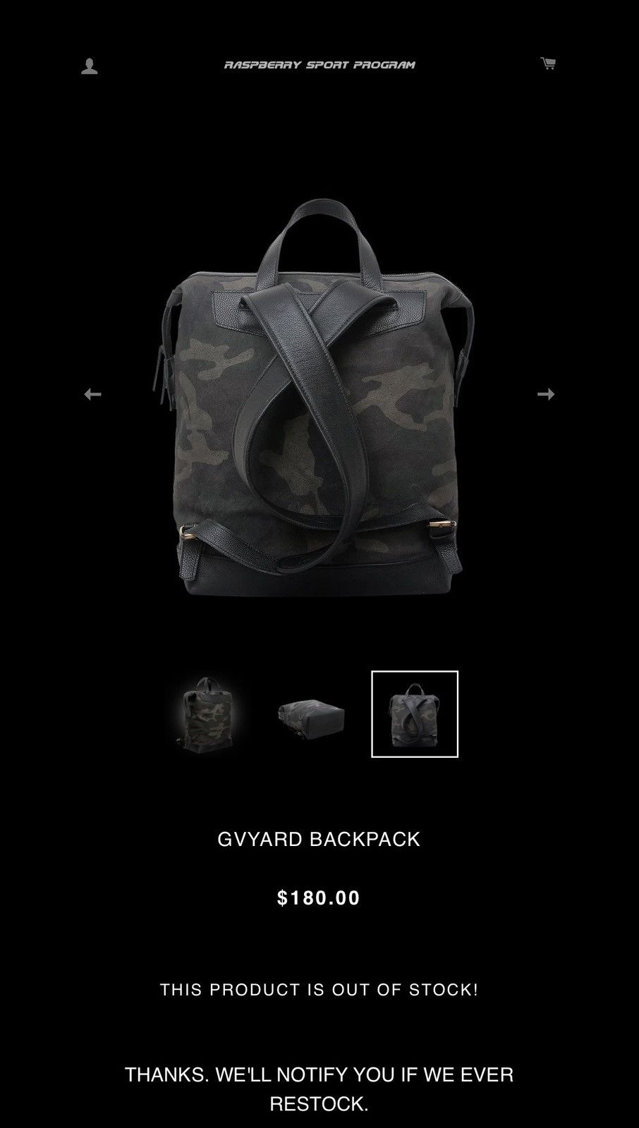 The GV Gallery Gvyard backpack Size ONE SIZE - 3 Thumbnail