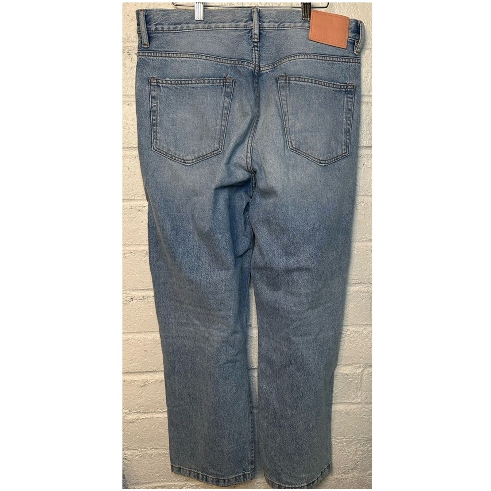 Acne Studios 1991 Toj Light Blue Trash Straight Denim Jeans Unisex Size US 32 / EU 48 - 4 Thumbnail