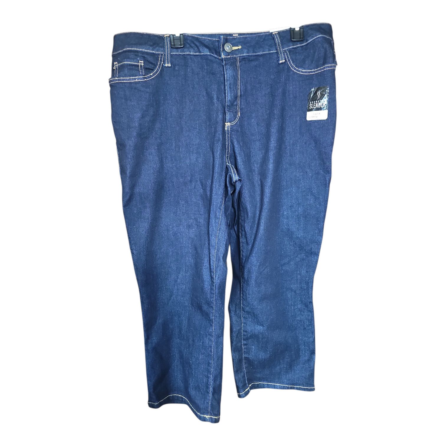 St. Johns Bay St. John's Bay Secretly Slender Capri Jeans 18W Size 41" - 1 Thumbnail