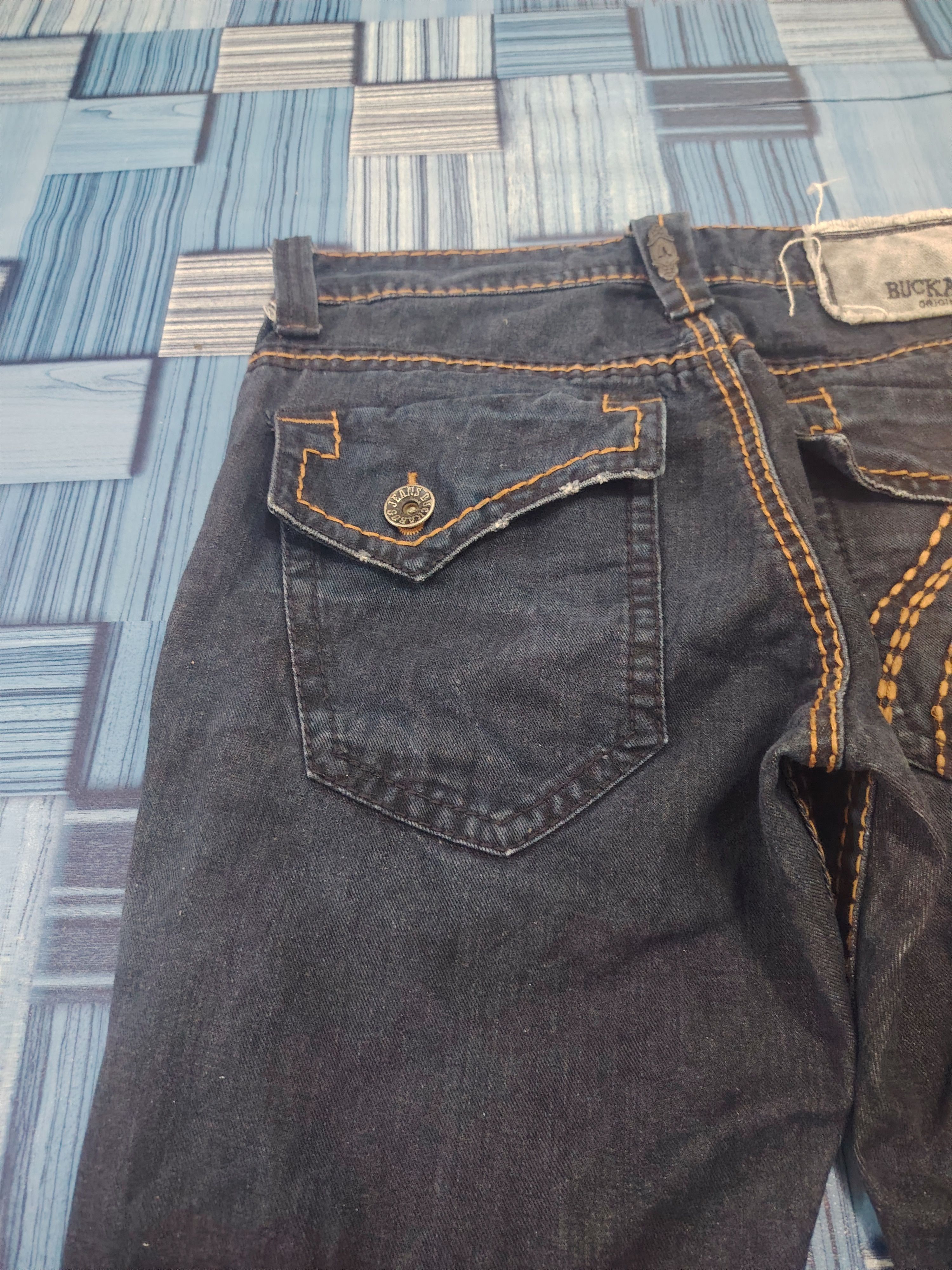 BUCKAROO Japanese Buckaroo Jeans Brown Stitch Size US 32 / EU 48 - 15 Thumbnail