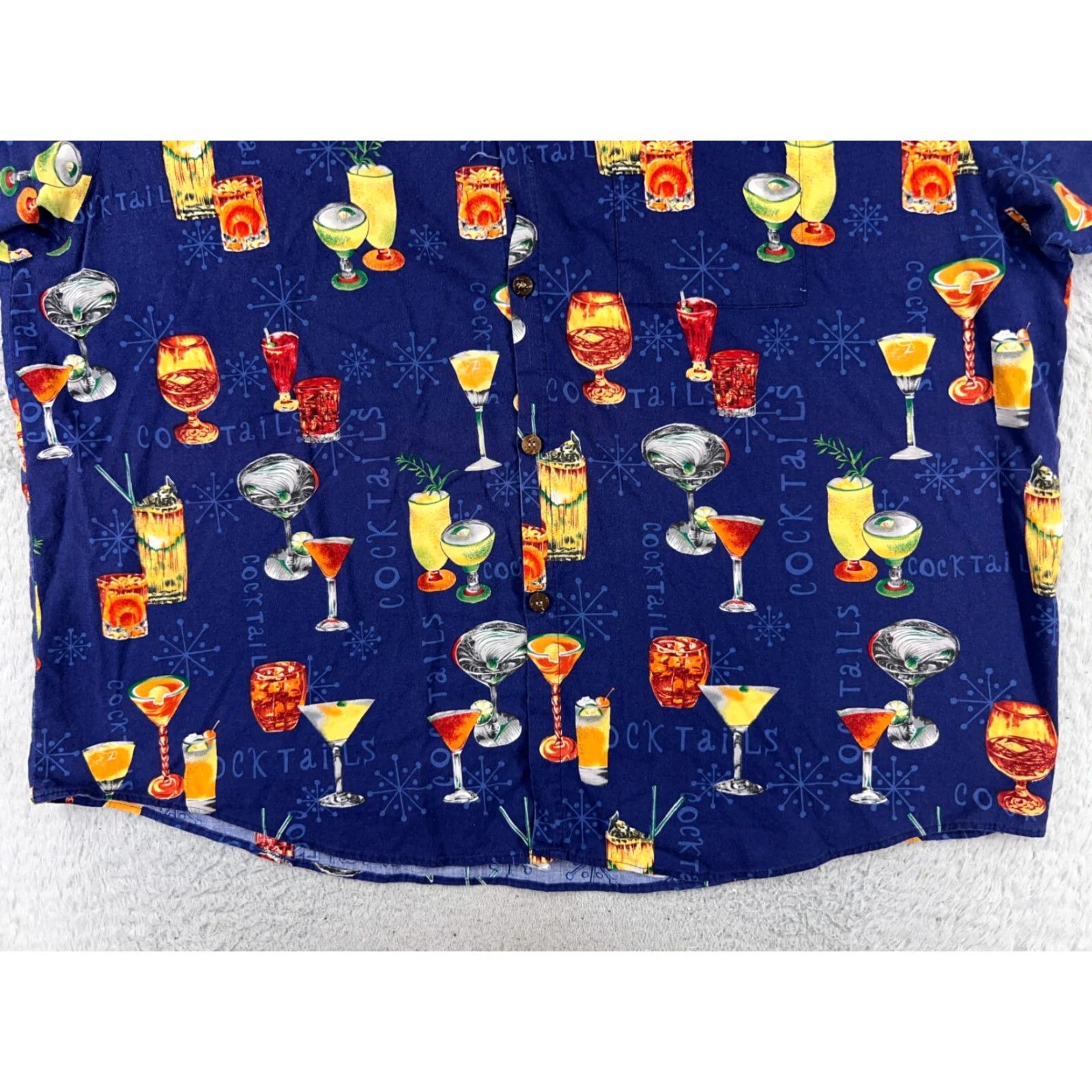 Vintage VINTAGE HWY 1 Shirt Men 3XL Blue Hawaiian Button-Up Casual Floral Aloha Luau Vacation 1950s 60s Mens Size US XXL / EU 58 / 5 - 5 Thumbnail