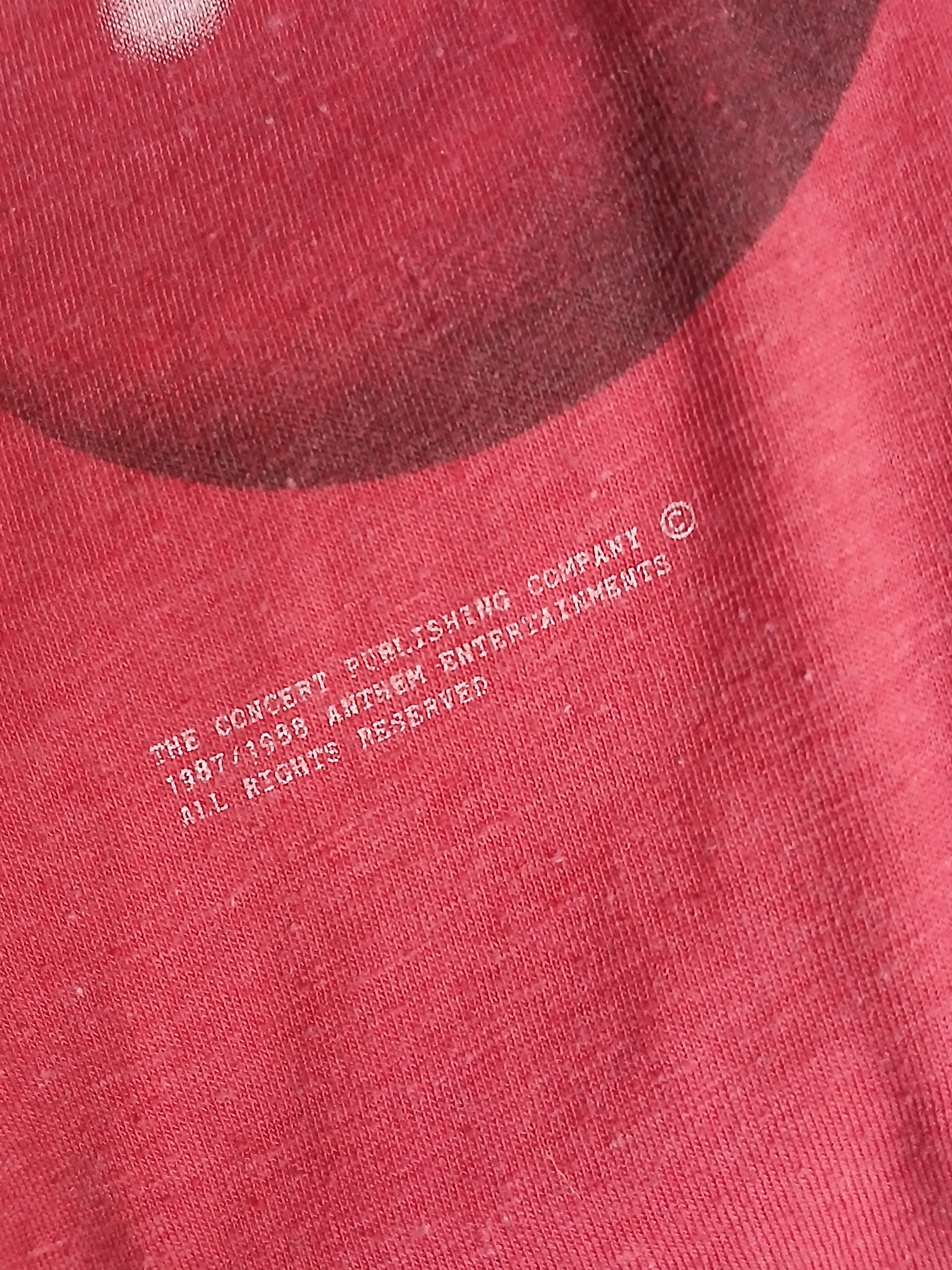 Band Tees × Vintage Vintage 1988 Rush Hold Your Fire European Tour T-Shirt Size US M / EU 48-50 / 2 - 5 Thumbnail