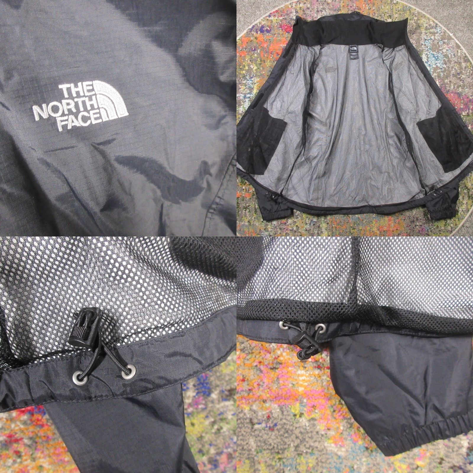 The North Face The North Face Dryvent Jacket Women L Black Lined Stow Hood Lightweight EUC Size L / US 10 / IT 46 - 9 Thumbnail