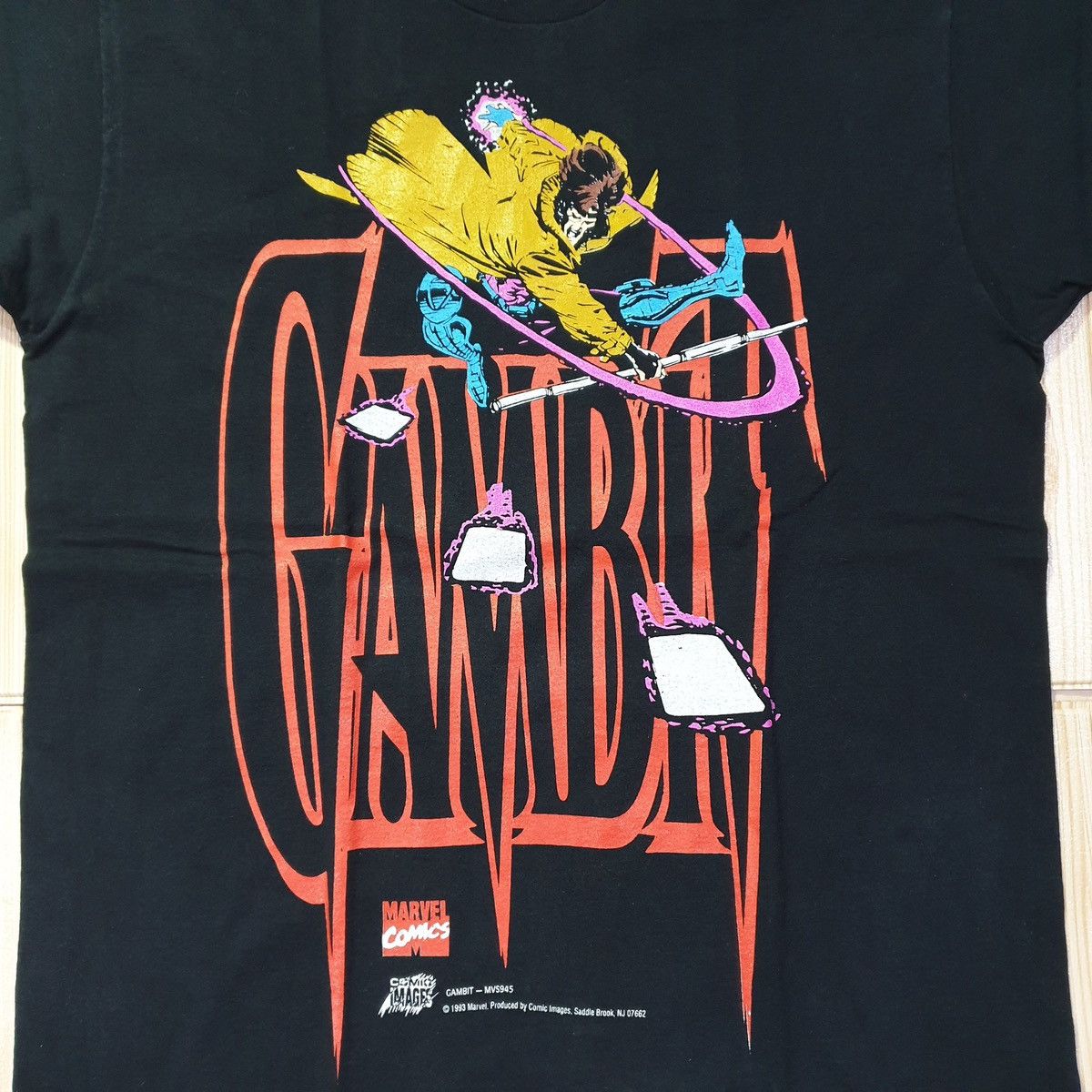 Other Gambit Marvel Comic Images Vintage Shirt 1993 Size US XL / EU 56 / 4 - 2 Thumbnail