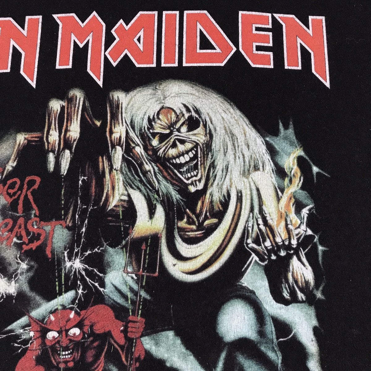 Band Tees × Hanes × Vintage Iron maiden number of the beast 2007 band t shirt Size US XXL / EU 58 / 5 - 6 Thumbnail