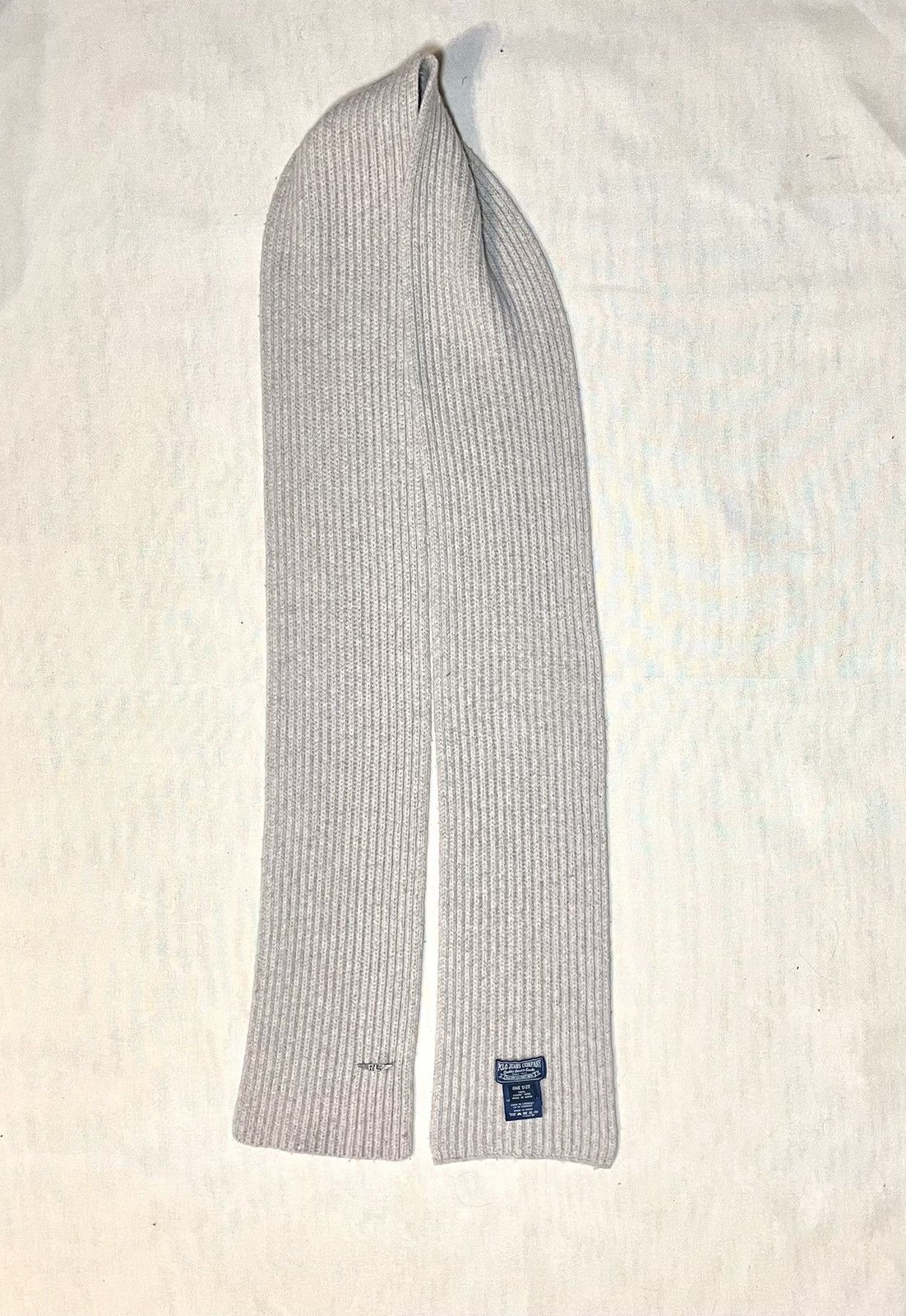 Polo Ralph Lauren × RRL Ralph Lauren × Ralph Lauren Polo Ralph Lauren beige knit wool scarf Size ONE SIZE - 3 Thumbnail