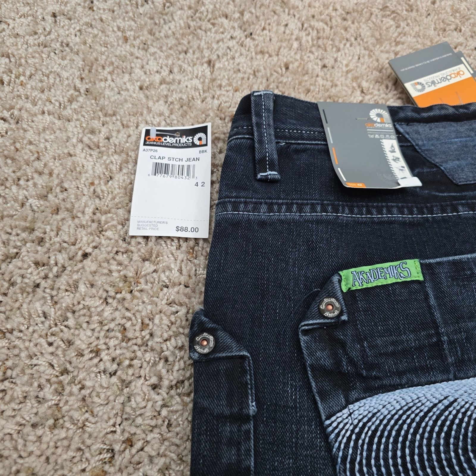 Akademiks Vintage Akademiks Baggy Wide Leg Pinkman Jeans 42x34 NWT Size US 42 / EU 58 - 4 Thumbnail