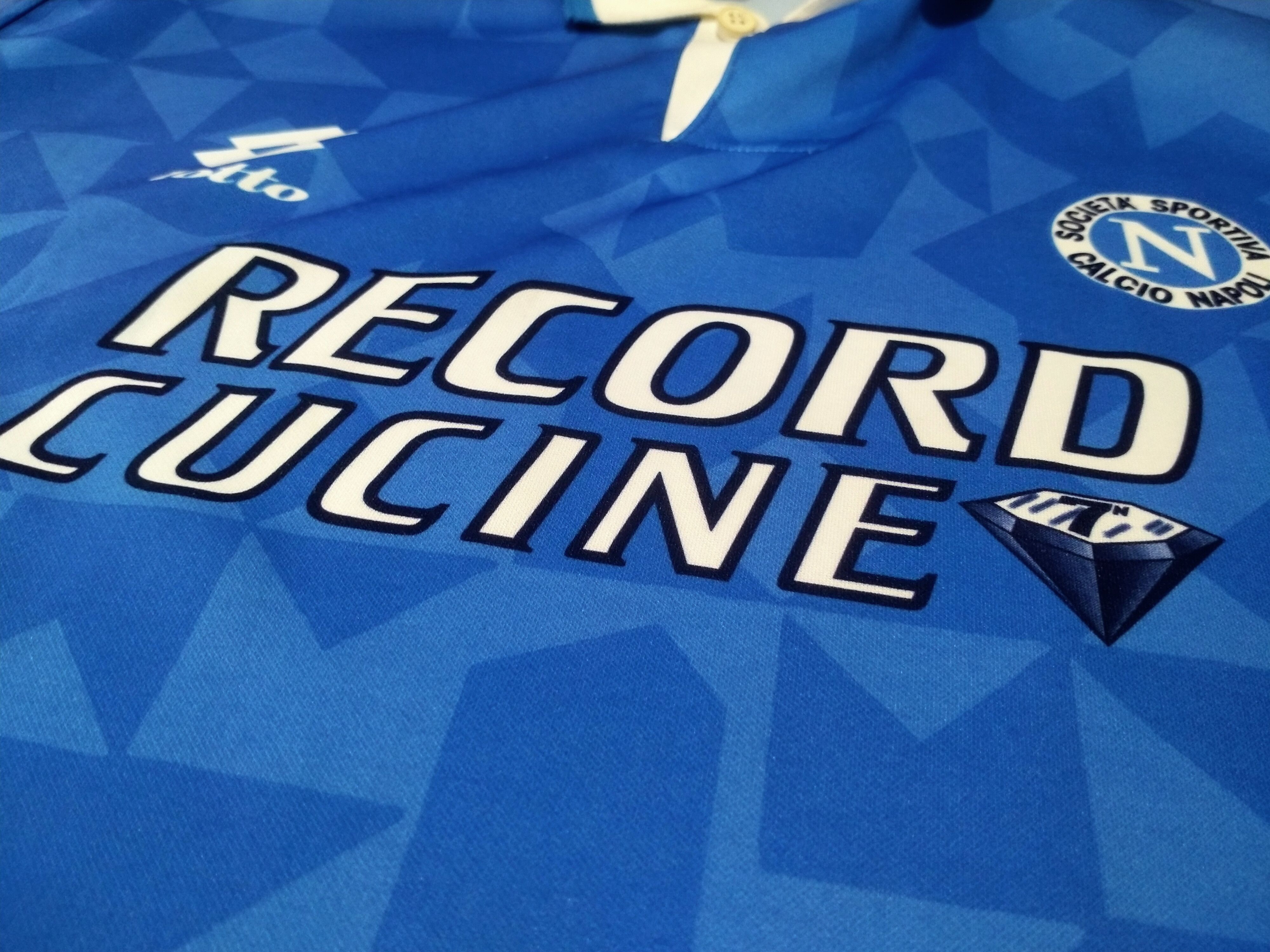 Lotto Sport SSC Napoli 1994-95 Home Kit Size US M / EU 48-50 / 2 - 3 Thumbnail