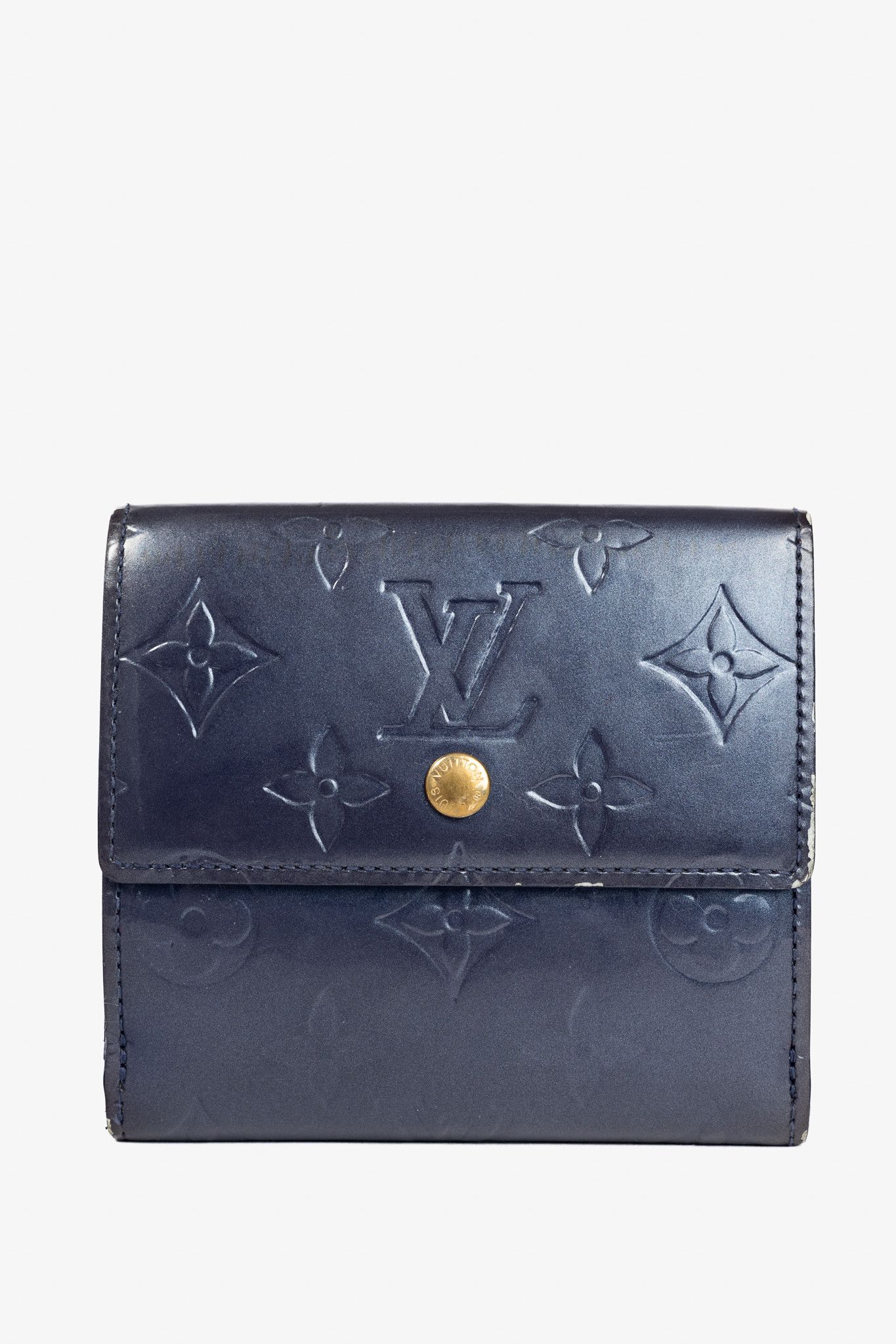 Louis Vuitton Louis Vuitton Indigo Monogram Vernis Leather Billfold Wallet Size ONE SIZE - 4 Thumbnail