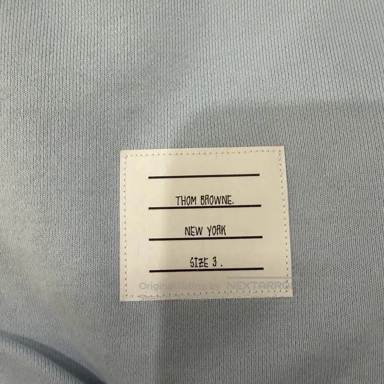 Thom Browne Thom Browne size 3 Misty blue knit striped sweatpants Size US 41 - 2 Thumbnail