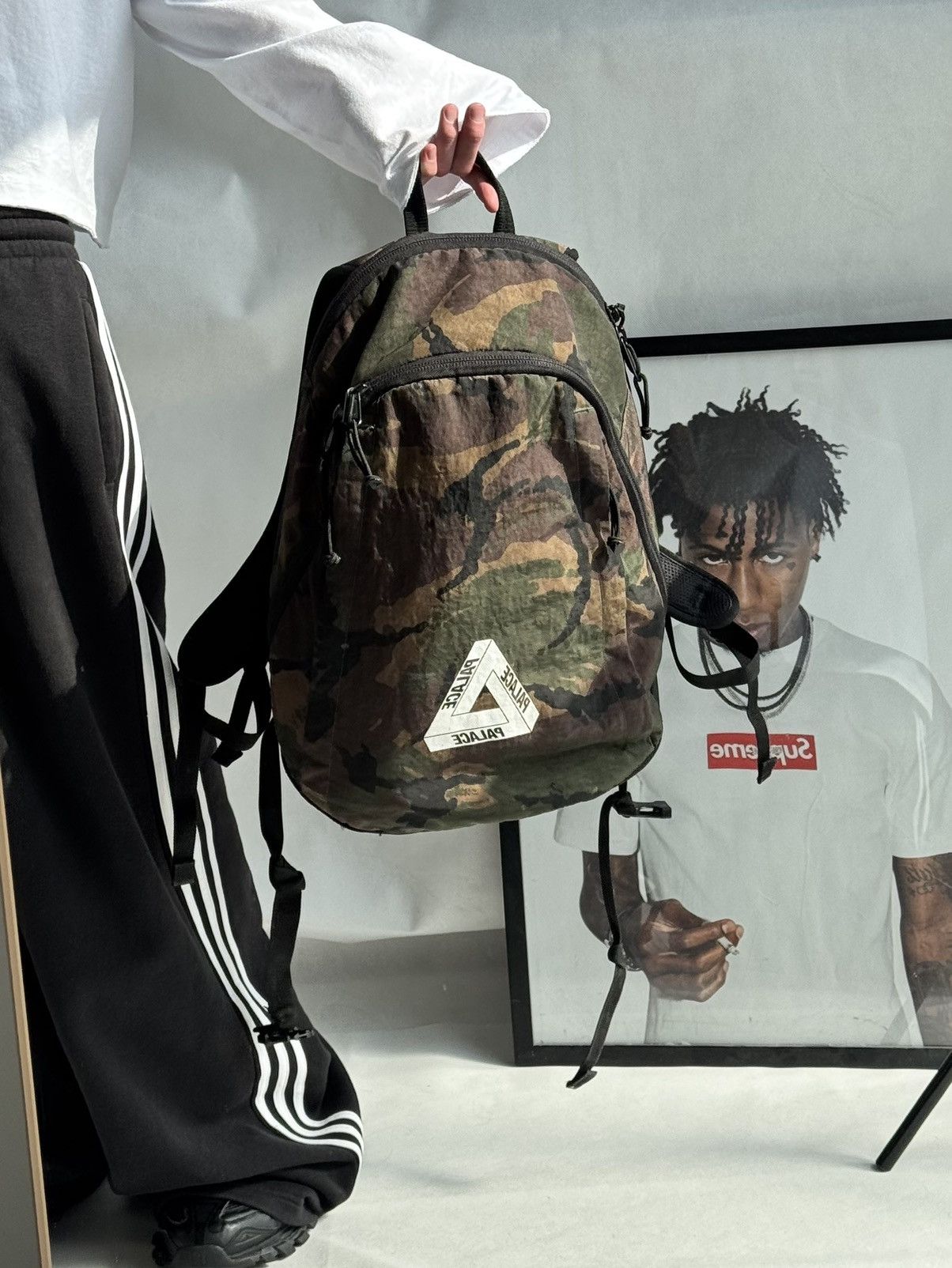 Palace Skateboards Ruckstack Bag camo 迷彩 Palace Orange Rucksack Backpack Bag | Grailed