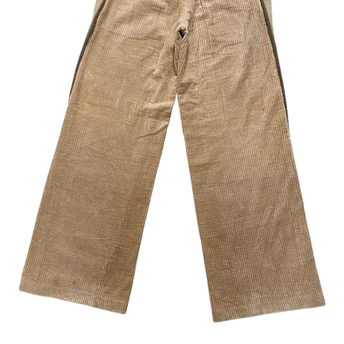mina perhonen AW05 Mina Perhonen Grain Corduroy Loose Wide Leg Pants Size 29" - 12 Thumbnail