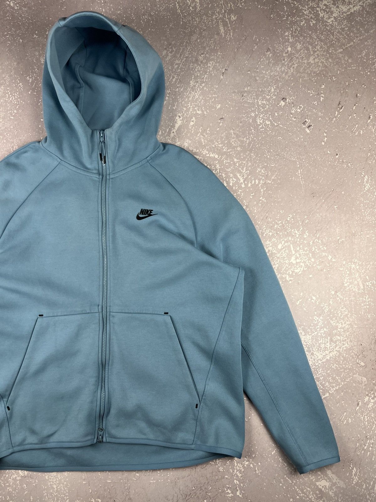 Nike Nike Tech Fleece Baby Blue Hoodie Jacket Maduro Style Size US XL / EU 56 / 4 - 2 Thumbnail
