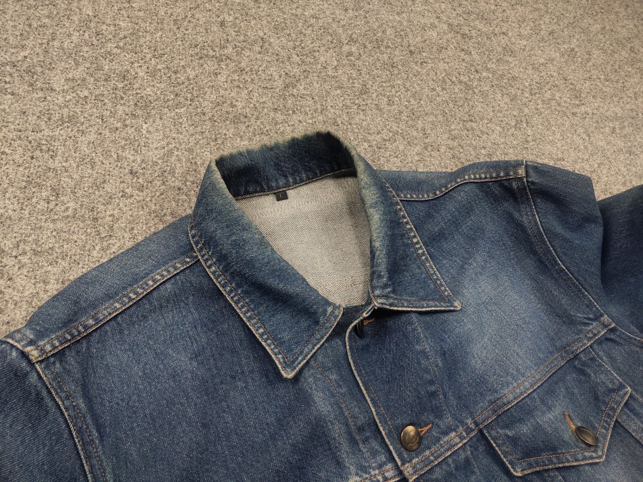 Roberto Cavalli Vintage 90's Just Cavalli Roberto Faded denim trucker Jacket Size US L / EU 52-54 / 3 - 13 Thumbnail
