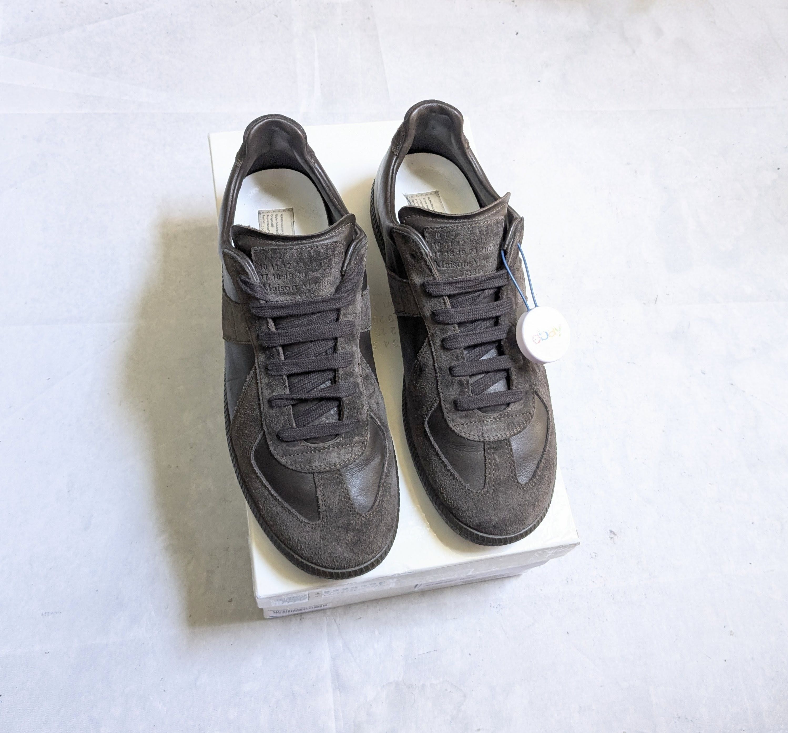 Maison Margiela GAT Replica Brown 9 42 Low Tops