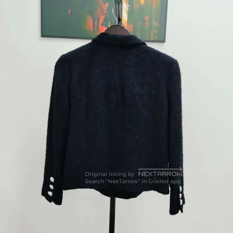 Chanel Chanel Navy Blue Women's Jacket for Spring/Fall . Size L / US 10 / IT 46 - 2 Thumbnail