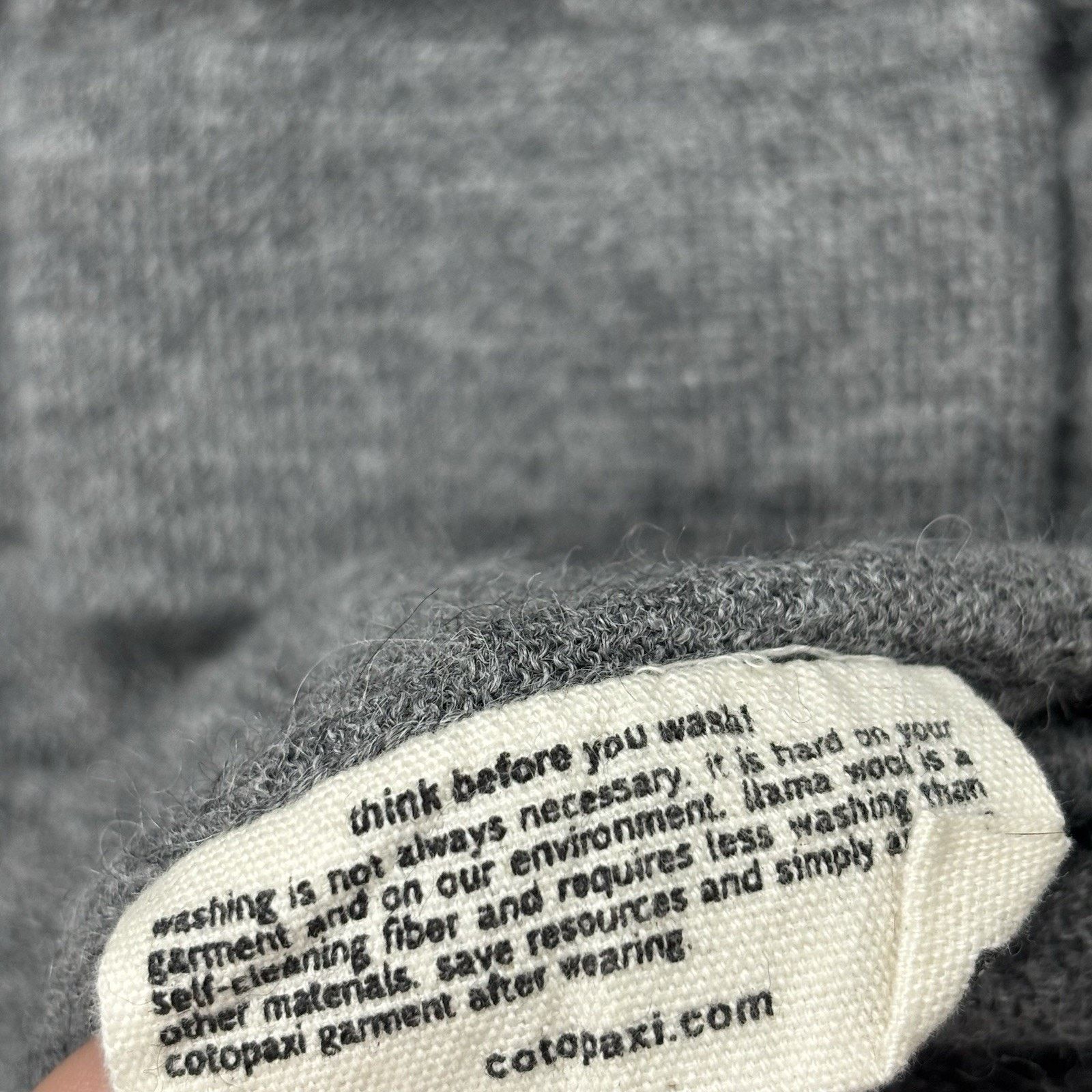 Cotopaxi Cotopaxi Libre Llama Unisex Sweater Gray Red White Blue Size M / US 6-8 / IT 42-44 - 8 Thumbnail