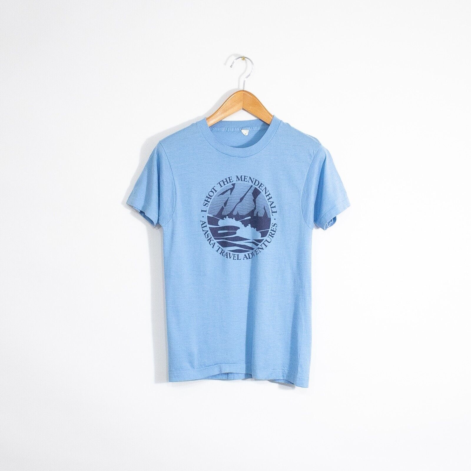 Vintage Vintage 80s Mendenhall Glacier T Shirt Mens Small - Alaska Size US S / EU 44-46 / 1 - 1 Thumbnail