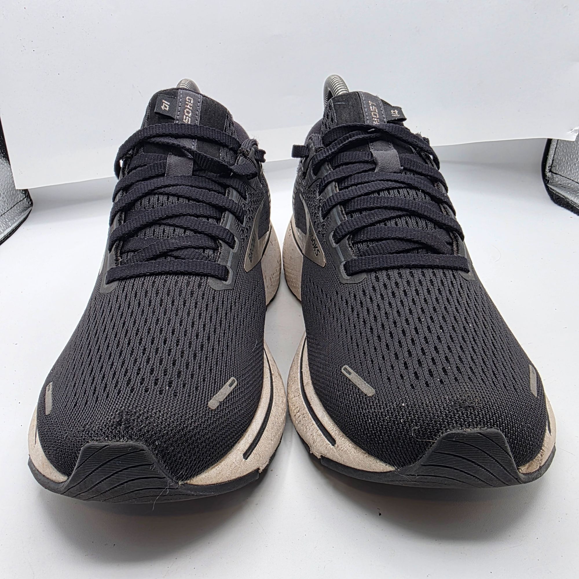 Brooks Brooks Ghost 14 Womens Size 10 Black White Athletic Shoes Ru Size US 10 / IT 40 - 2 Thumbnail