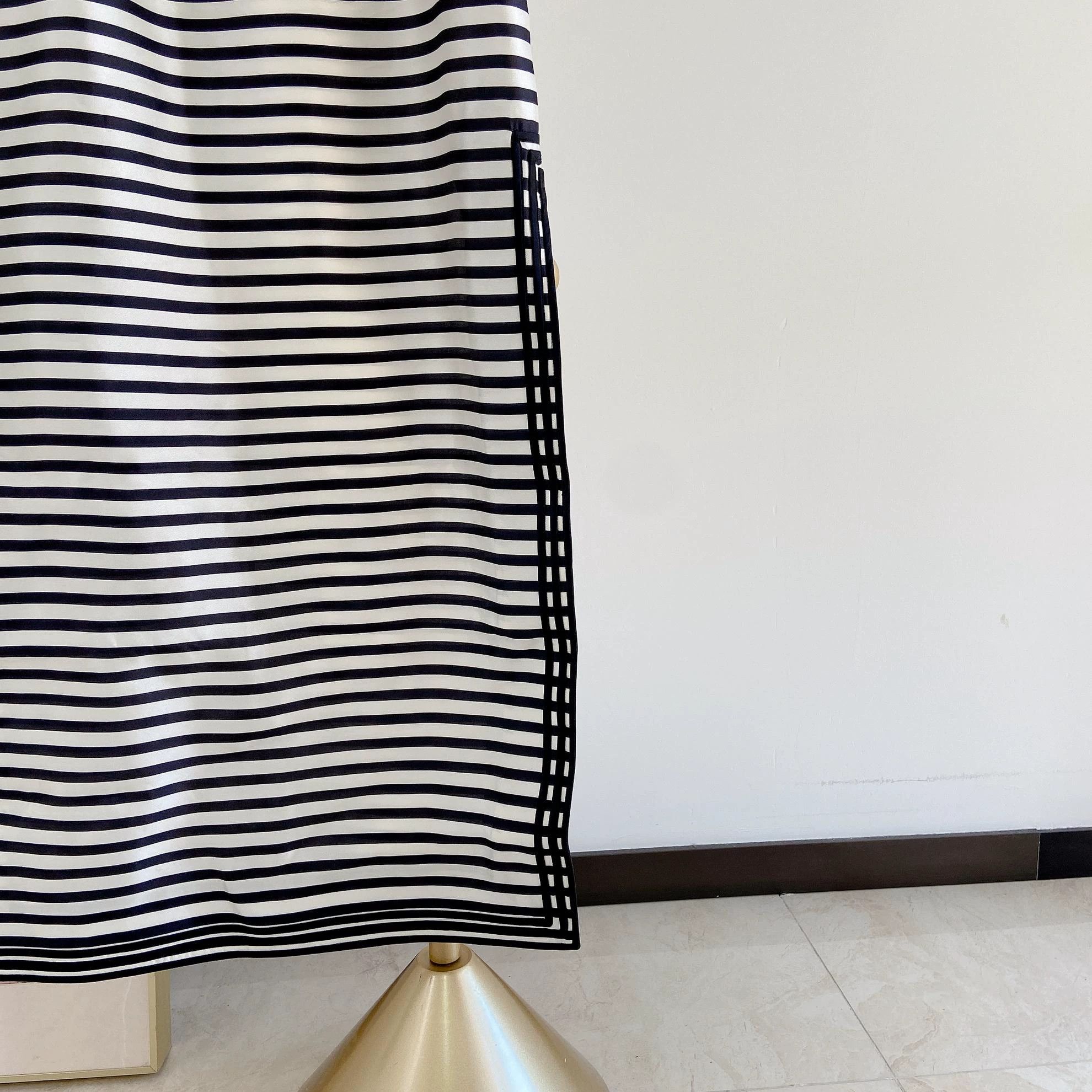 Dolce & Gabbana Dolce&Gabbana Striped Cheongsam Dress Size 40 Size S / US 4 / IT 40 - 4 Thumbnail