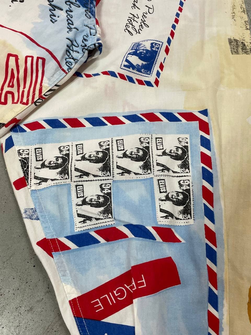 Iceberg 1994 ELVIS PRESLEY Vintage ICEBERG Shirt Snap Button Size US L / EU 52-54 / 3 - 6 Thumbnail
