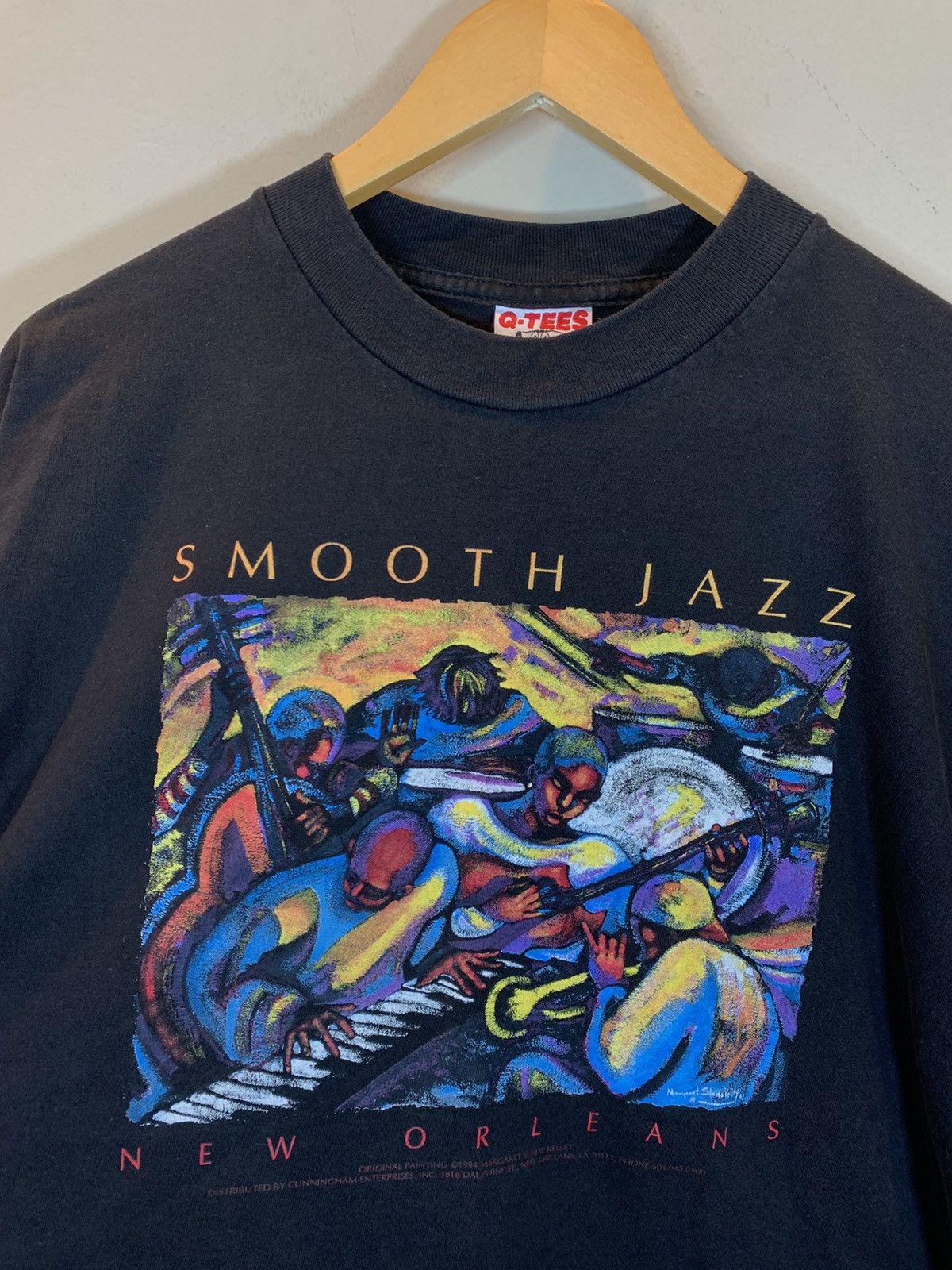 Vintage *RARE* Vintage 1994 Smooth Jazz New Orleans Music Art Shirt Size US XL / EU 56 / 4 - 2 Thumbnail