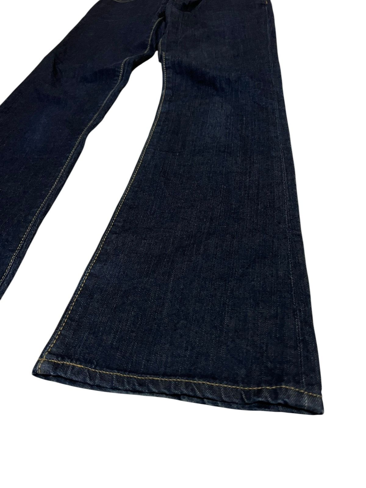 Edwin × If Six Was Nine × Japanese Brand 🌈Vintage Edwin Blue Trip Edgeline Bootcut Jean Size US 30 / EU 46 - 5 Thumbnail