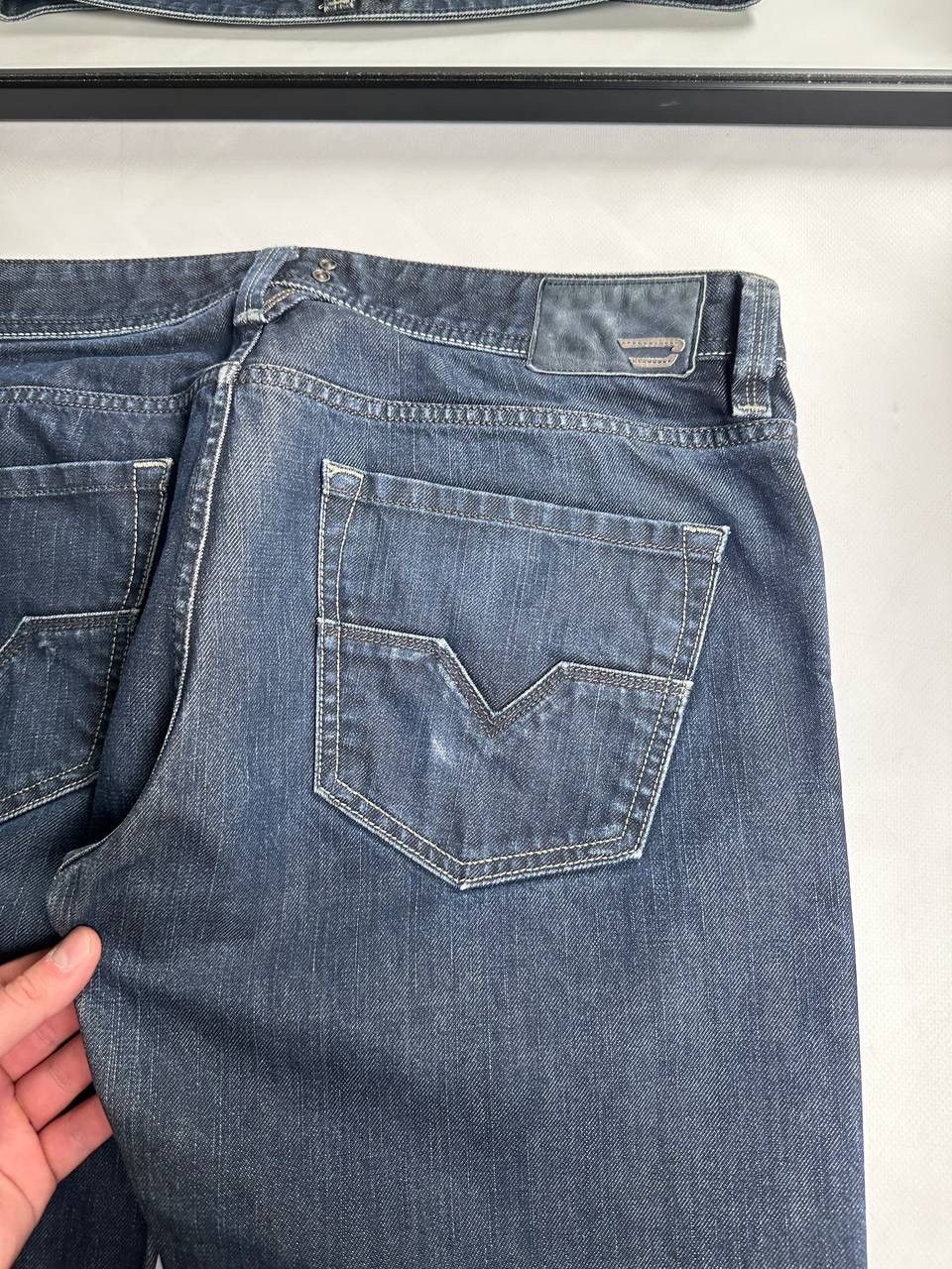 Diesel Vintage 00s Diesel Washed Wide Japan Jeans Streetwear Size US 34 / EU 50 - 7 Thumbnail