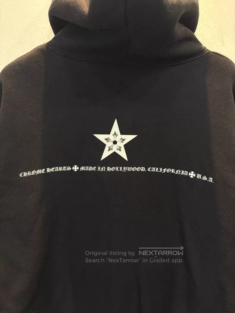 Chrome Hearts CHROME HEARTS Size L Long-sleeved hoodie with a star print Size US L / EU 52-54 / 3 - 7 Thumbnail