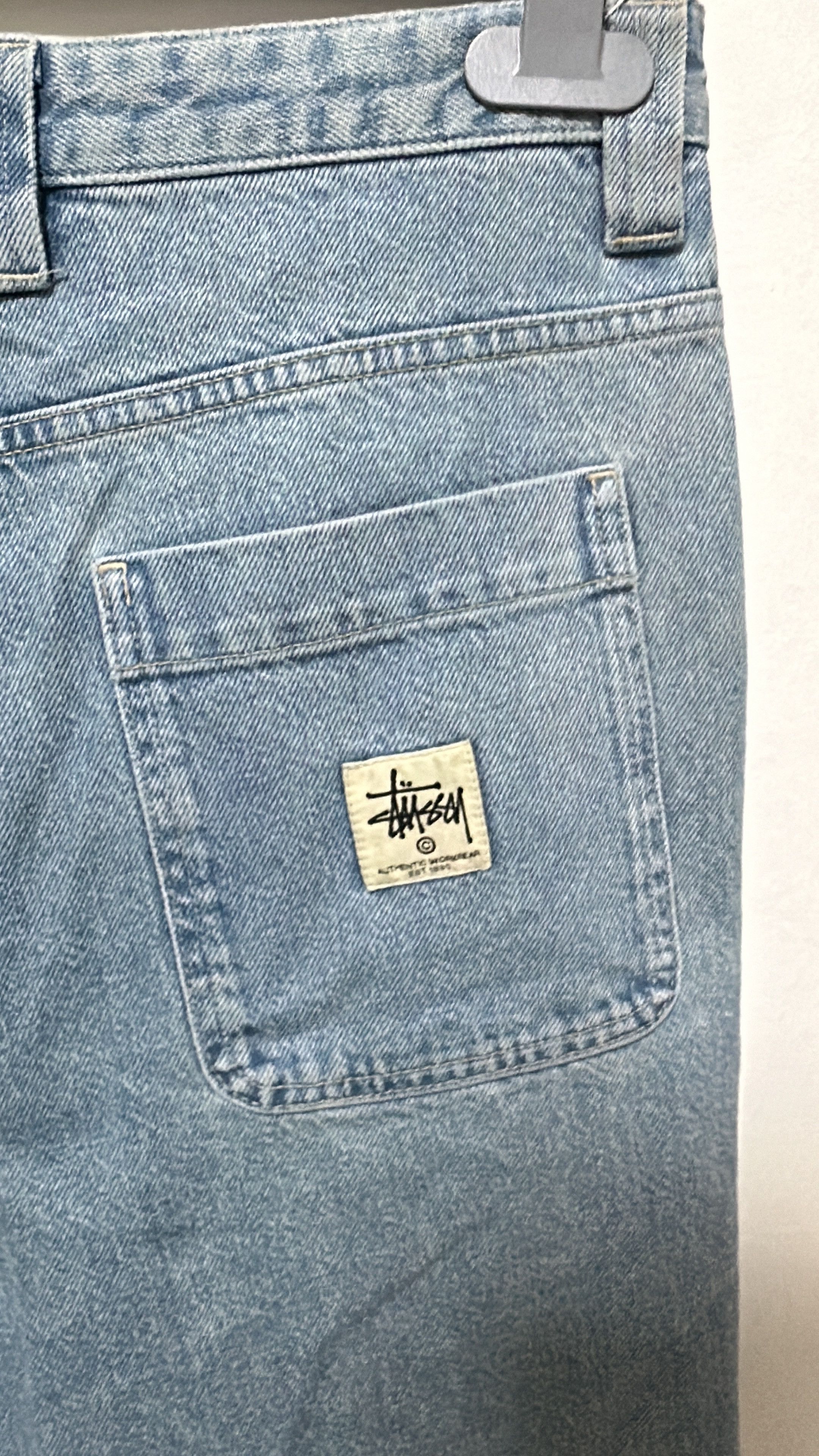 Stussy Stussy Double Knee Work Pant Light Blue Size 32 Size US 32 / EU 48 - 4 Thumbnail