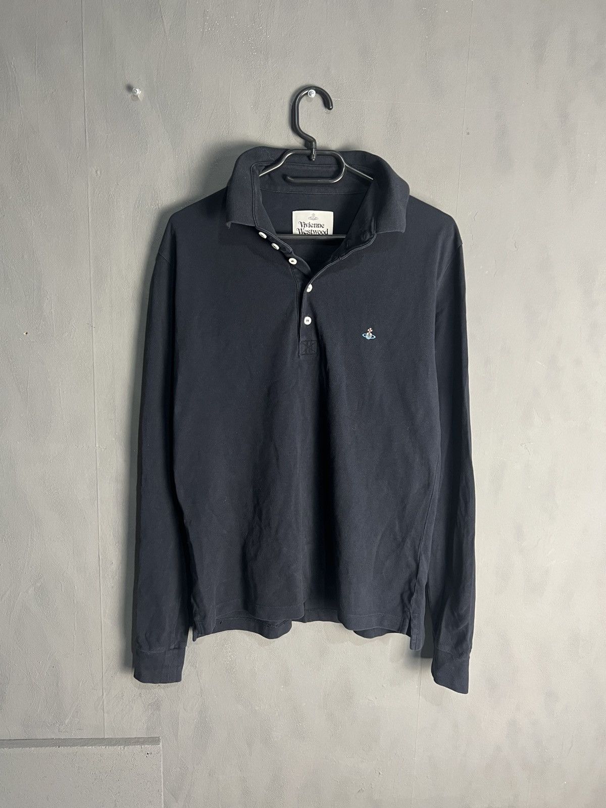 Vivienne Westwood Vivienne Westwood Long Sleeve Polo Shirt Size US L / EU 52-54 / 3 - 1 Thumbnail