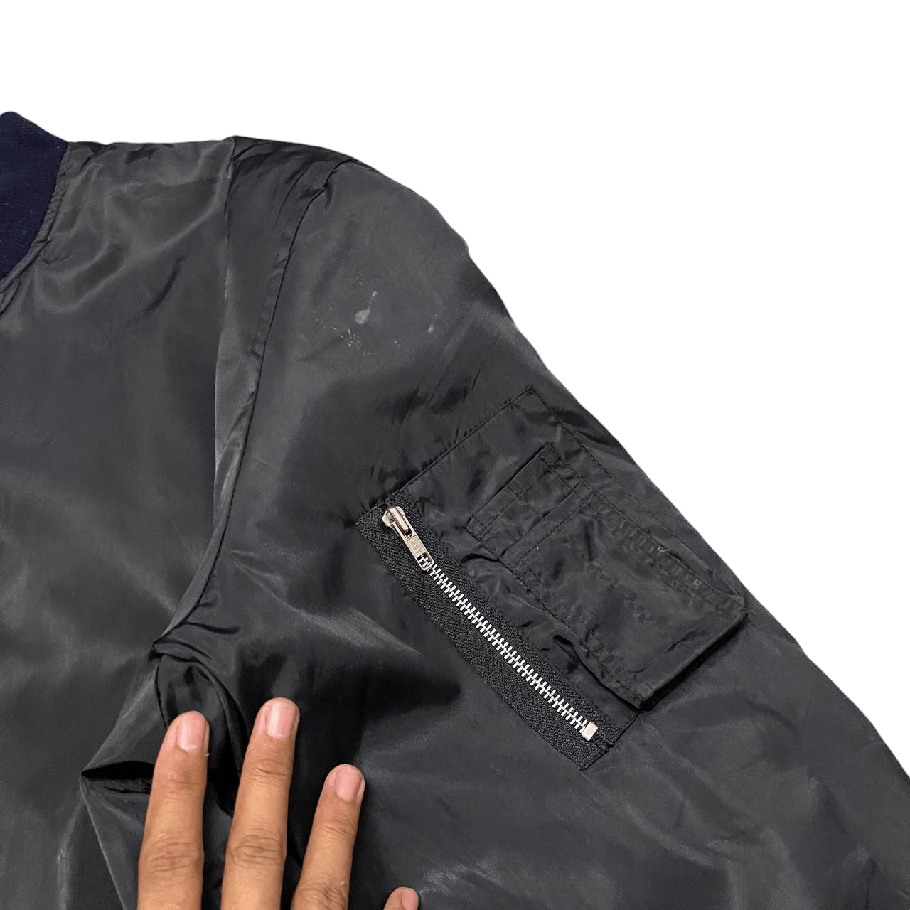 Japanese Brand Vintage Alon Point Bomber Jacket Size US L / EU 52-54 / 3 - 5 Thumbnail