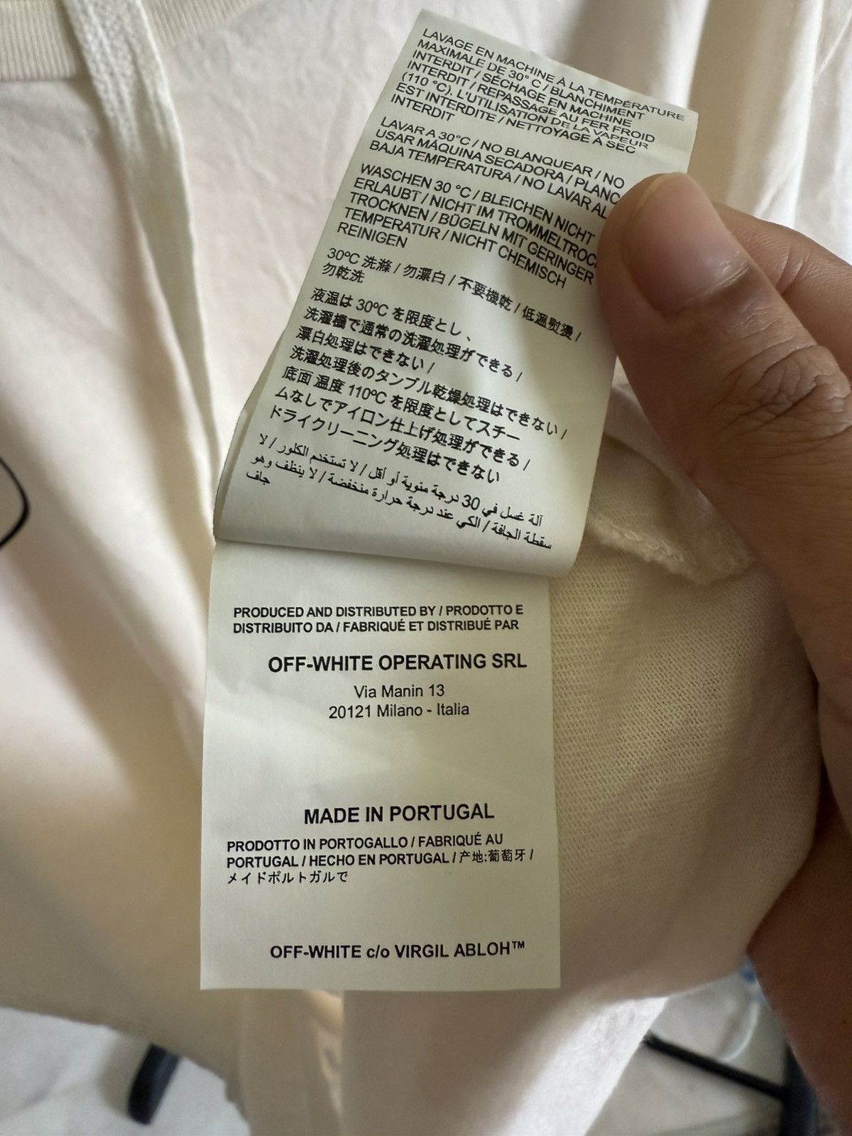 Off-White Off white "impressionism" oversize tee Size US XL / EU 56 / 4 - 10 Thumbnail