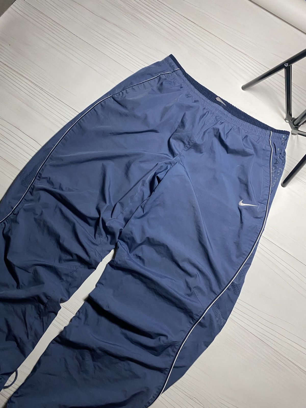 Nike × Vintage Vintage Nike Baggy fit parachute drill y2k pants Size US 34 / EU 50 - 16 Thumbnail
