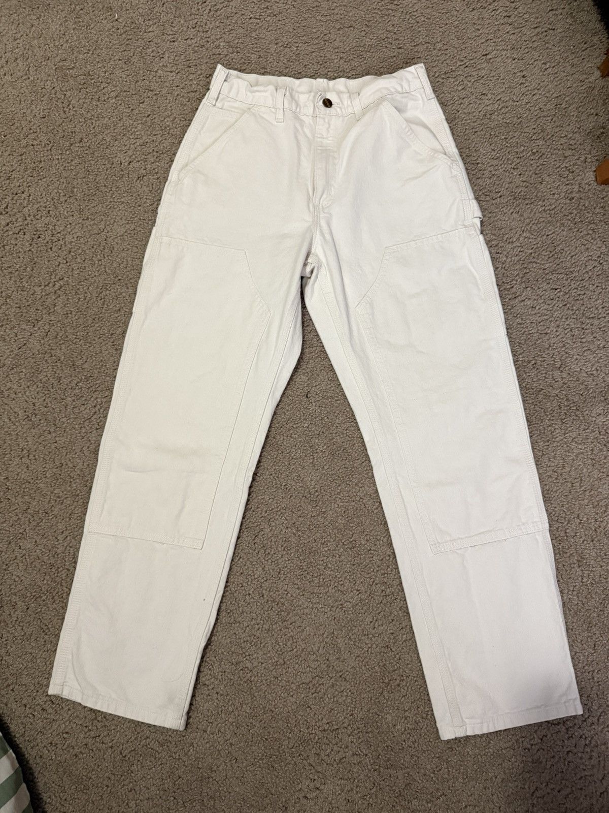 Vintage Carhartt Double Knee Pants Cream